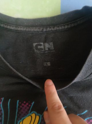 Camiseta Cartoon Network Negra Talla M