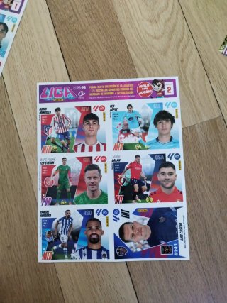 Liga Este 2025-26 - Hojas Mercado Invierno+Cromos