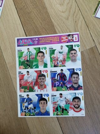 Liga Este 2025-26 - Hojas Mercado Invierno+Cromos