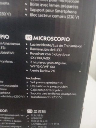 Microscopio National Geographic 40x-1280x