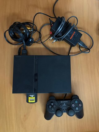 PlayStation 2 Negra Completa