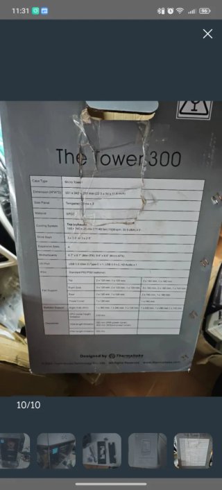 Torre Micro ATX Thermaltake The Tower 300