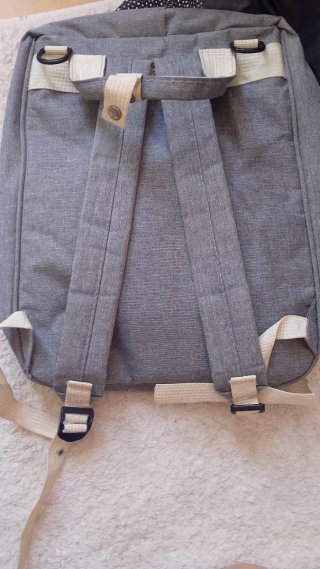 Mochila para bebé gris