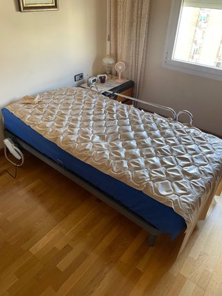 Cama articulada eléctrica con colchón