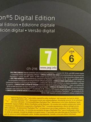 Consola PlayStation 5 Edición Digital 825GB