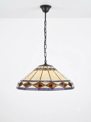 Lámpara Colgante Tiffany Vidrieras
