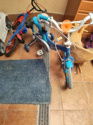 Bicicleta Frozen Niña