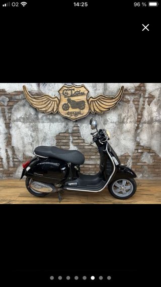 Vespa gts 250 Negra 2005 ITV diciembre 2026