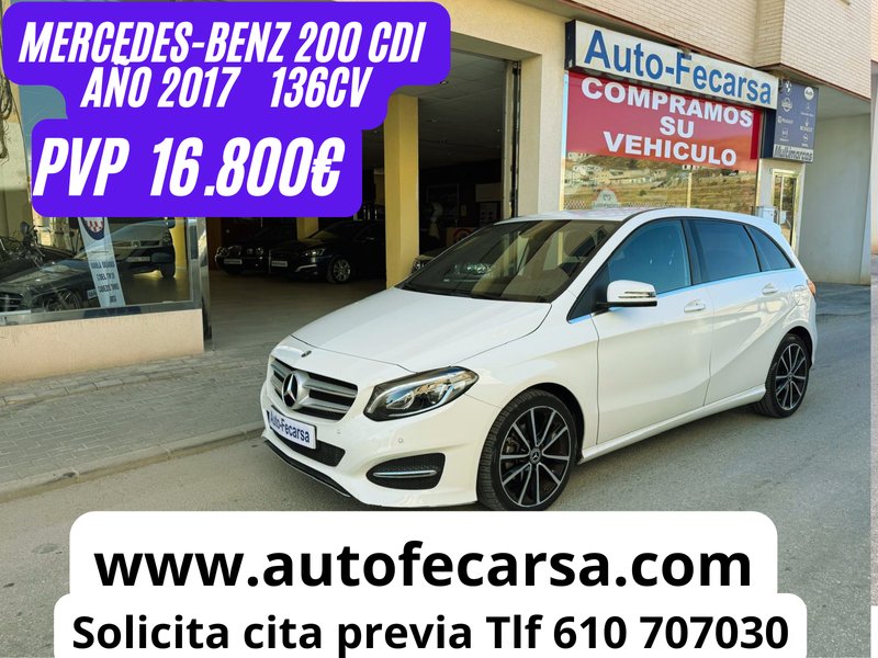 Mercedes-Benz Clase B B 200 CDI 7G-DCT 5P 2017