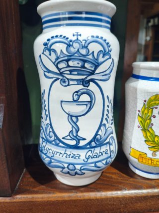 Jarra Farmacia CERALFAR Blanca