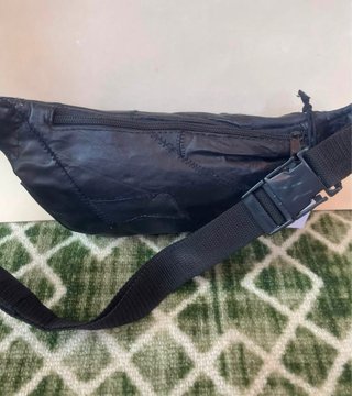Marsupio vera pelle nero