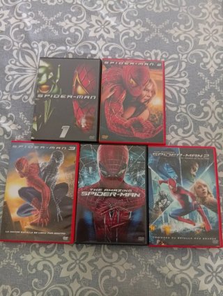 Lote 5 Películas DVD Spiderman