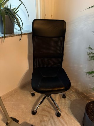 Silla de oficina ergonómica respaldo alto