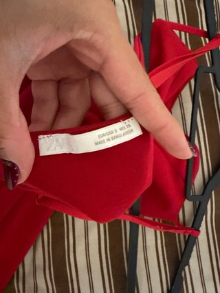 Vestido Zara Rojo Elegante