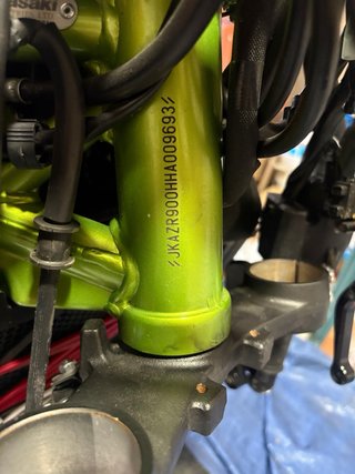 Chasis Kawasaki Z900 A2 ITV/Dado de alta