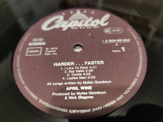 Vinilo April Wine - Harder.....Faster (1979)