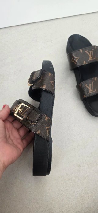 Sandalias Louis Vuitton Marrón y Negro