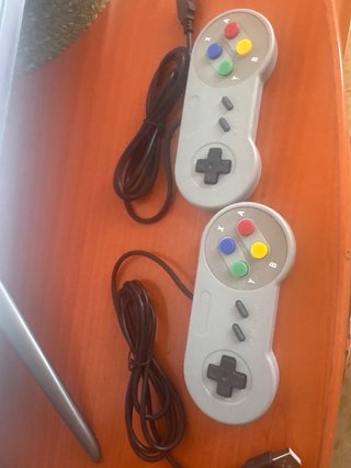 2 Mandos Super Nintendo Mini USB