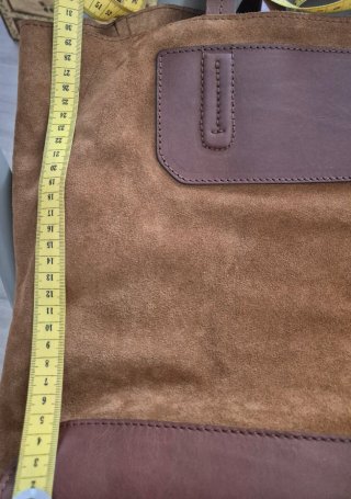Bolso Piel Zara Marrón