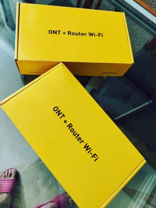 Routers (2x3€) WiFi ONT Jazztel