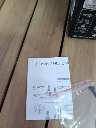 OSRAM LEDriving HLT BRIGHT, ≜H1, lámparas LED