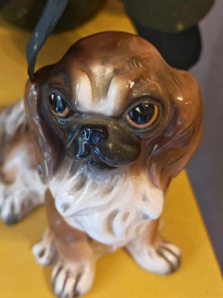 Cane Pechinese Ceramica Zaccagnini Anni 40/50
