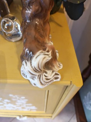 Cane Pechinese Ceramica Zaccagnini Anni 40/50