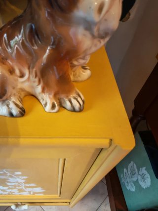 Cane Pechinese Ceramica Zaccagnini Anni 40/50