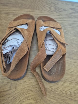 Sandalias de piel para niño número 36