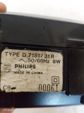 Radio Cassette Philips D7181/31R Negra
