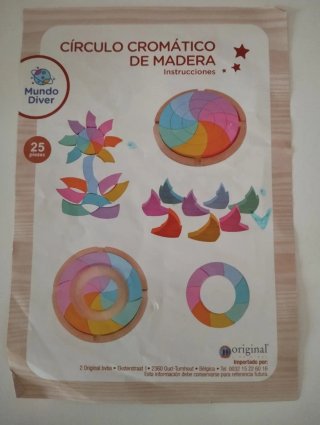 Círculo Cromático Madera