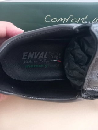 Mocassino donna Enval Soft grigio/
