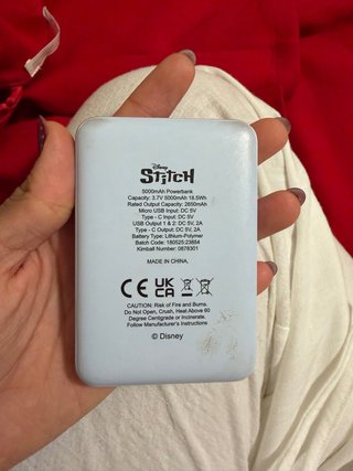Cargador Portátil Disney Stitch 5000mAh