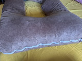 Almohada Embarazo U Gris