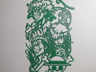Cuadro Decorativo One Piece Luffy Gear