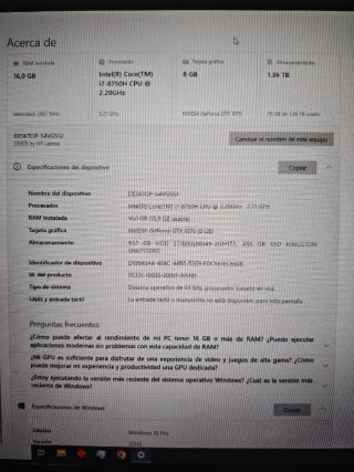 Portátil HP Omen 17 an113ns