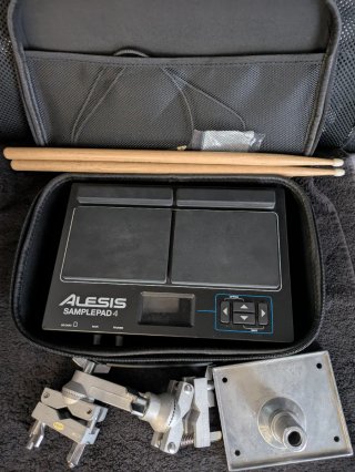 Alesis Samplepad 4 Pads Batería Electrónica