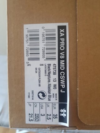 Botas Salomon negras Número 35 EU