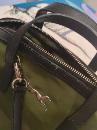 Bolso Bimba y Lola verde militar ORIGINAL