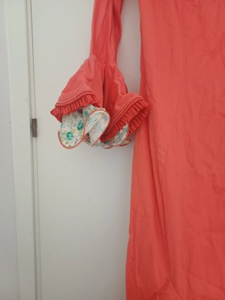 Traje Flamenca Coral Talla 36