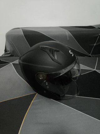 Casco Jet Negro