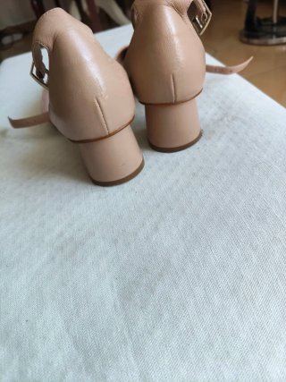 Zapatos de piel Gloria Ortiz beige/nude mujer