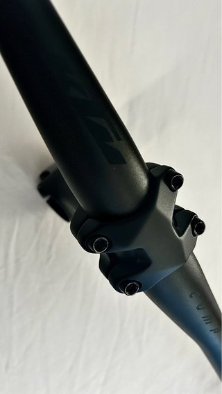 Manillar y potencia de bicicleta
