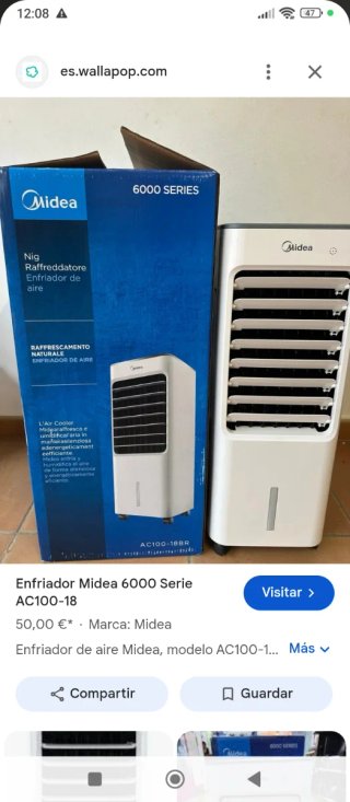 URGE VENTA Enfriador Midea y Ventilador Torre ufes