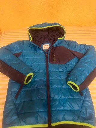 Chaqueta Puffer Lefties Azul y Verde T.152