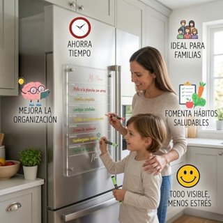 Pizarra Semanal Acrílica Transparente A3