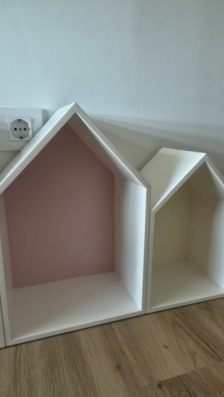 Estantería infantil casitas madera