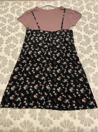 Vestido floral Primark talla S