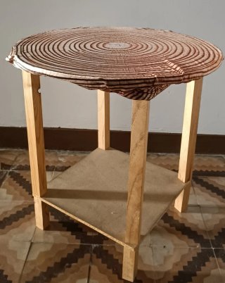 Mesa camilla de madera