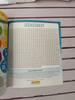 Álbum Panini Mundial Brasil 2014 Vacío